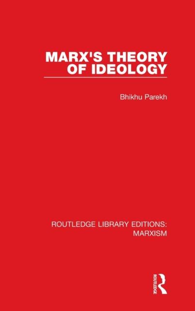 The Marx's Theory of Ideology Book
