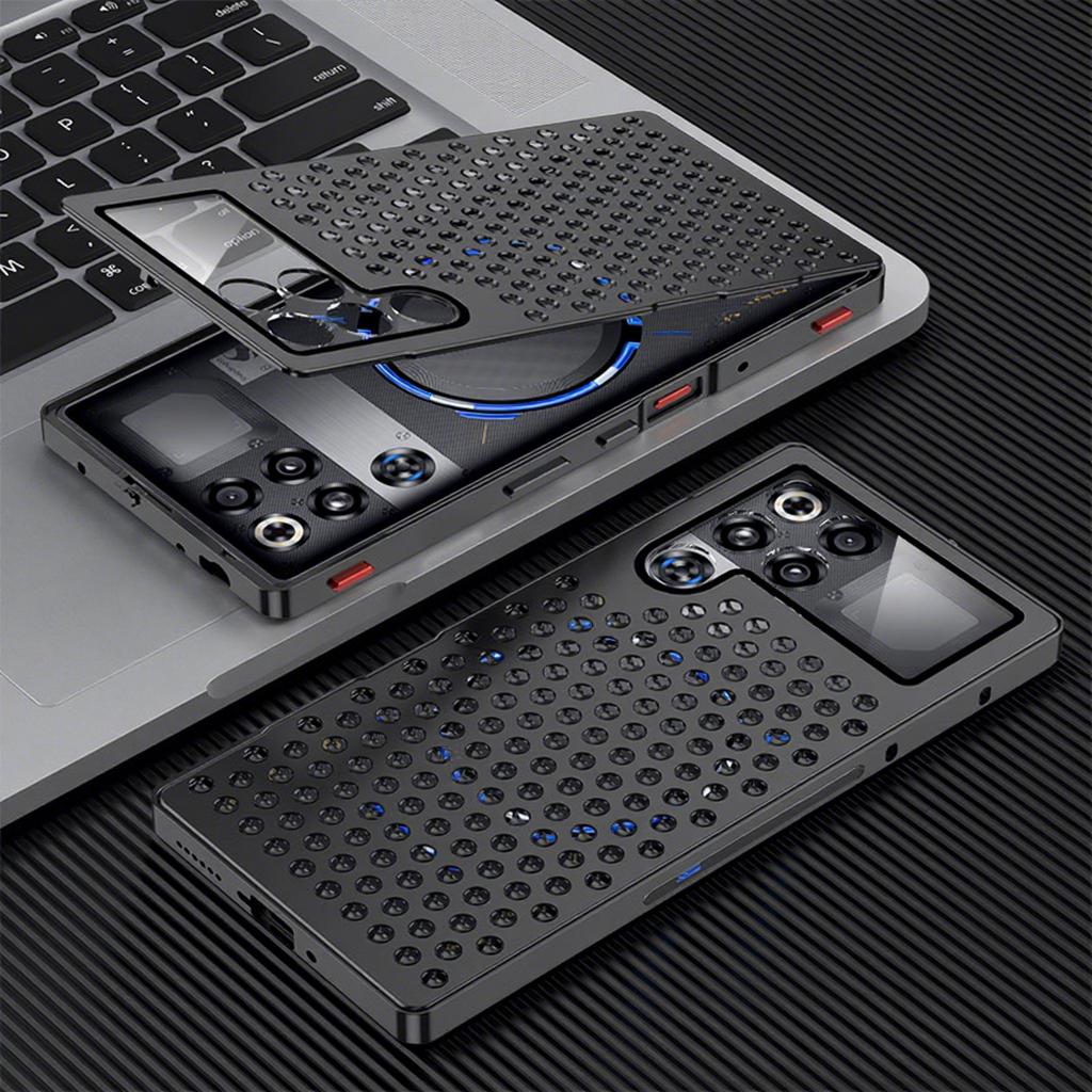 Металлический чехол для телефона Red Magic 11 Pro/11S Pro+ с защитой от перегрева и падений, версия с боковыми кнопками