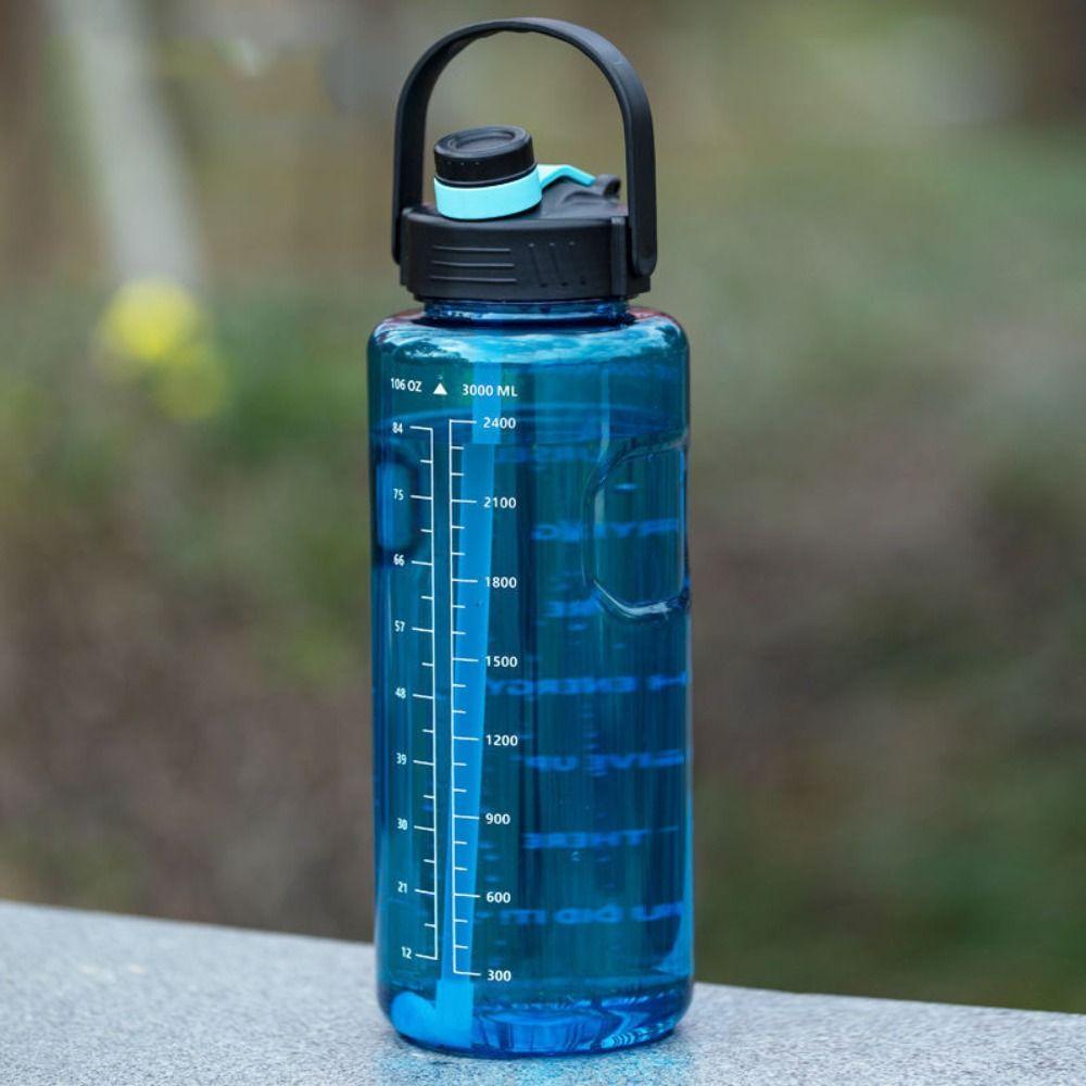 1.5L/2L/3L Sports Water Bottle Leakproof Water Jugs Portable Clear Drink Bottle