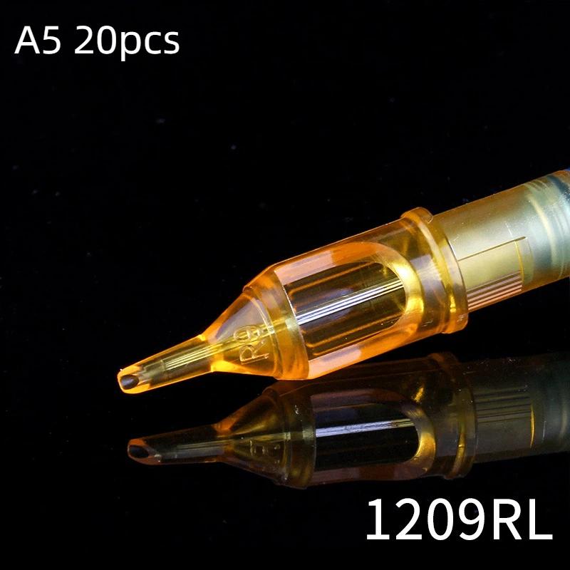 20 шт. Смешанные одноразовые иглы для татуировок 1-15 RL RM RSM Стерильный легкий аксессуар для тату для путешествующих тату-мастеров