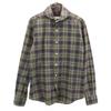Nano Universe Made In Japan Check Pattern Long Sleeve Someros Co. Cotton Shirt Men's Used