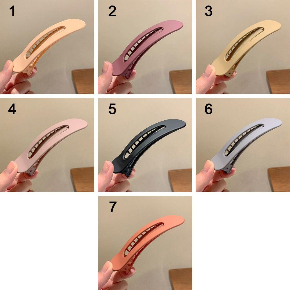 Ponytail Hairpin Hair Claw Headwear Alligator Clips Durable Duckbill Hair Clamps  for Women Girls