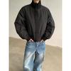 Men's American-Style Bomber Jacket - Cotton Stand-Up Collar, Rebellious Trend, Spring/Autumn 2025 Baseball Coat