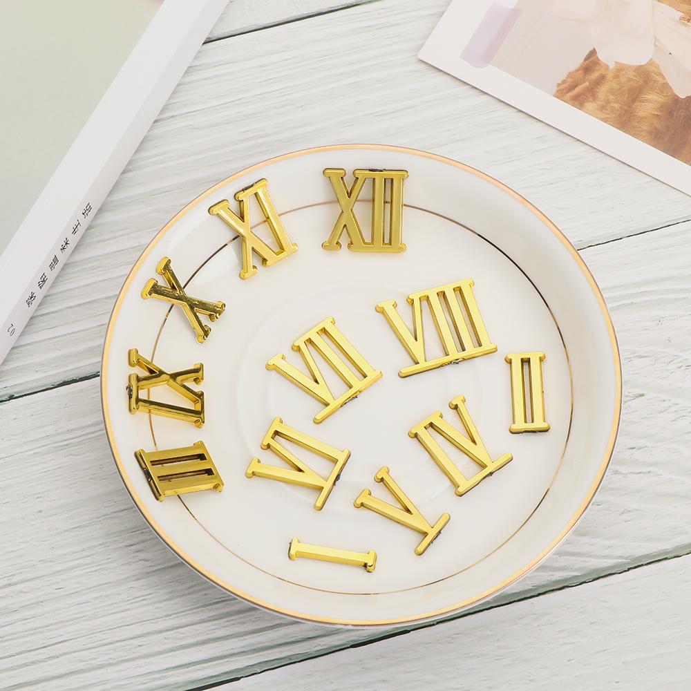Replacement Gadget Arabic Number Clock Numerals Accessories Roman Numerals Quartz Clock Parts