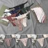 Women Transparent Lace Panties Briefs G-Strings Underpants Hollow Out Thongs Underwear Lingerie