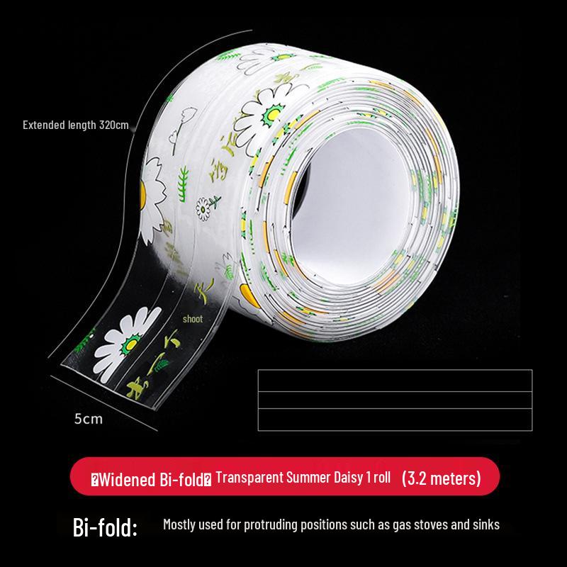 Водонепроницаемая наклейка для швов плитки против плесени для кухни и ванной комнаты