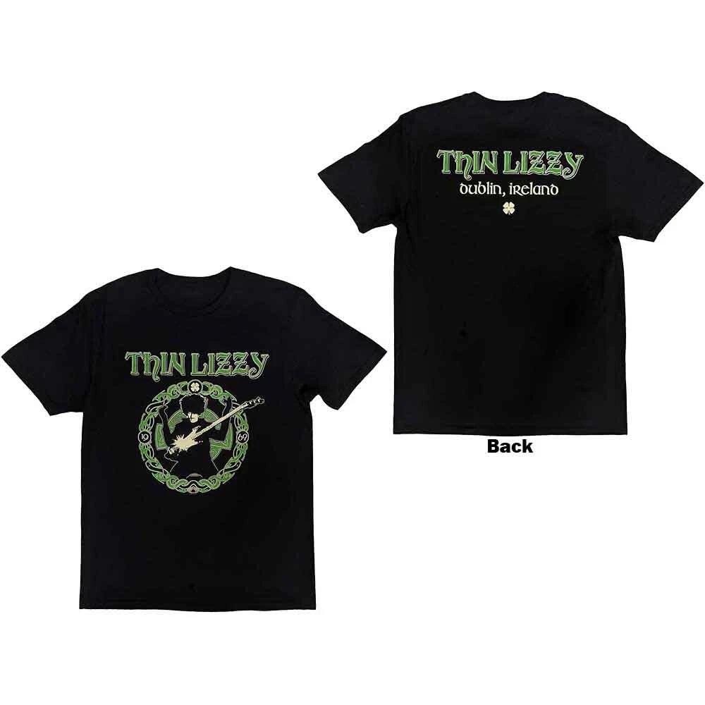 Thin Lizzy Celtic Ring T-Shirt Black New