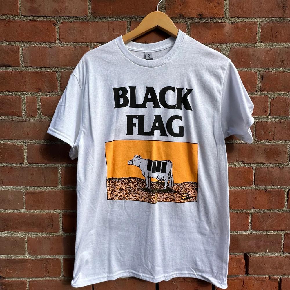 Black Flag 'Cow' Shirt Tee Unisex Adult Size S to 5XL EN138 Unisex T-Shirt