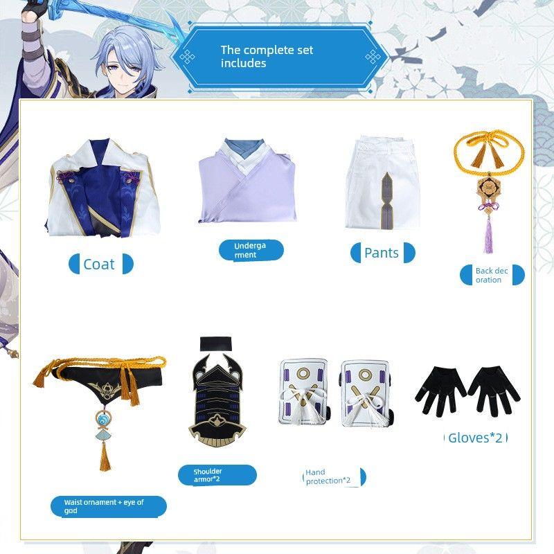 Genshin Impact Cosplay Amber, Xiangling, Hu Tao, Klee, Linghua, Keqing, Wendi Full Set of Costumes