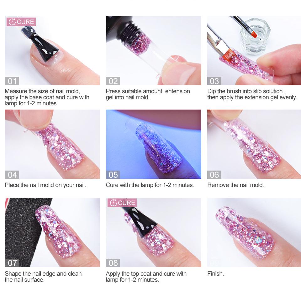 Маникюрный набор, набор гель-лаков для ногтей, набор полуперманентных лаков, набор гель-лаков с УФ-лампой, полный набор для маникюра