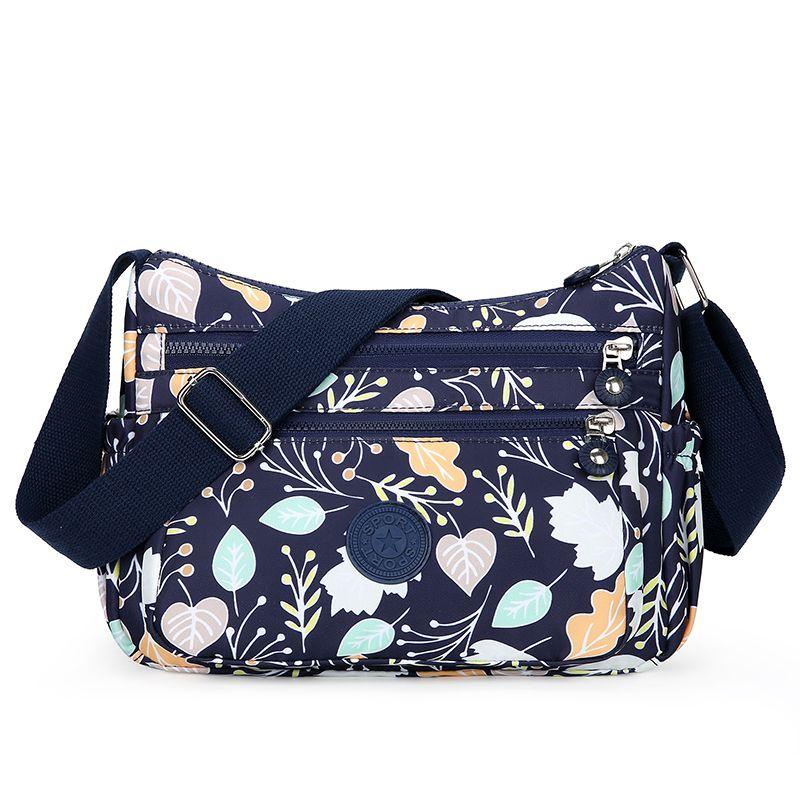 Сумка из ткани Оксфорд, женская модная сумка для отдыха и путешествий, многослойная сумка через плечо, женская сумка через плечо