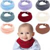 Новорожденные Хлопковые Нагрудники Для Девочек Мальчиков Нагрудники Треугольные Воротнички Для Кормления Отрыгивания Тканевый Шарф Для Мальчиков Хлопковые Нагрудники С Воротниками