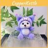 Adorable Plush Doll Keychain Featuring Stylish Stitch And Lina Bear Design In Multiple Colors