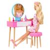 Mattel Barbie Барби Милая розовая кукла в фильме играет в возрасте лет и в спальне HPT55/Появилась «Барби»! ? [Набор для переодевания] [3 шт.]