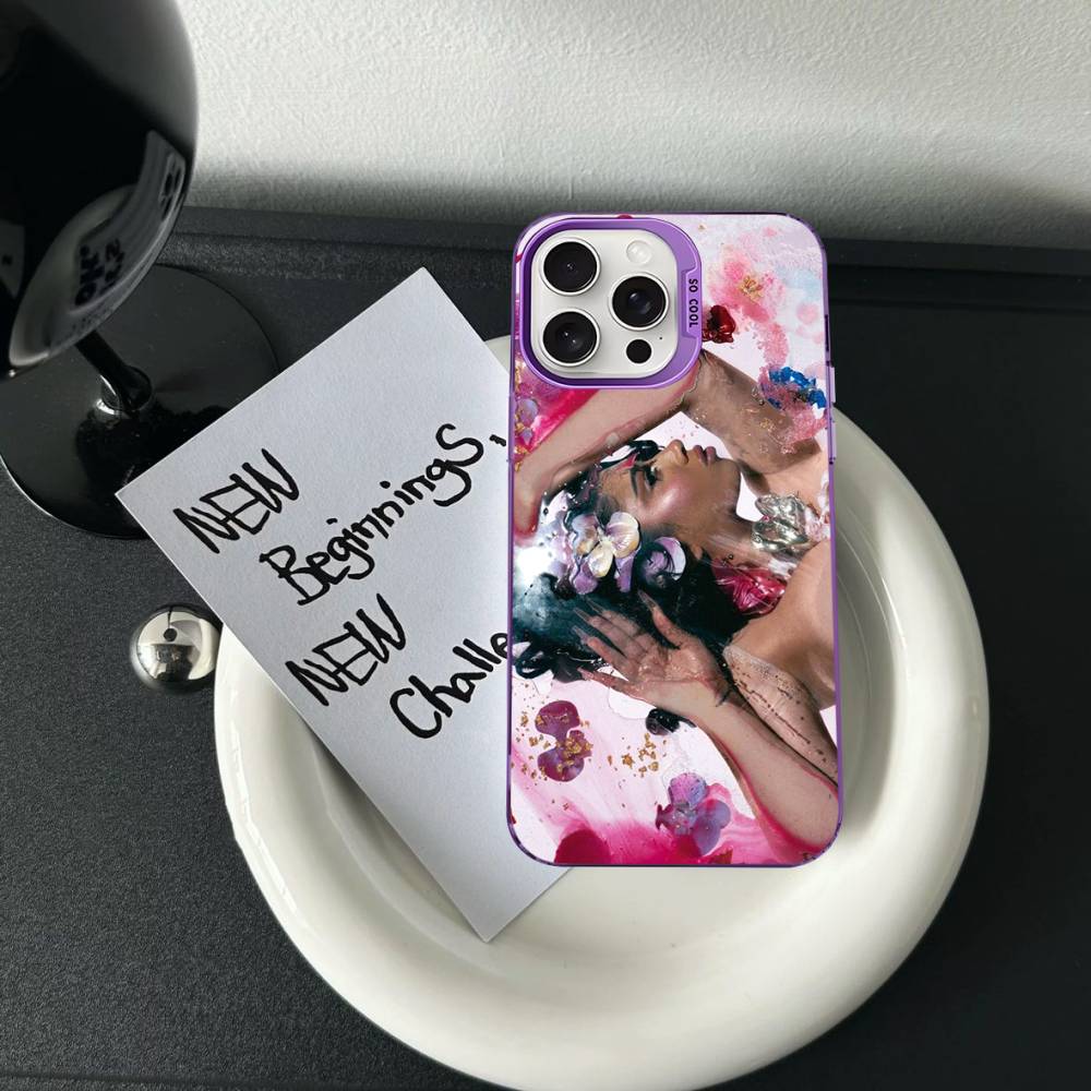 K-Kali U-Uchis Singer Phone Case For iPhone 16 15 14 13 12 11 Pro Max 17 Plus Colorful Cover