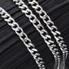 2 шт./компл., мужской комплект ожерелья и браслетов, однотонный хип-хоп, регулируемая длина, стиль омара, выдалбливают, гладкие полированные вечерние клубные украшения для шеи и запястья
