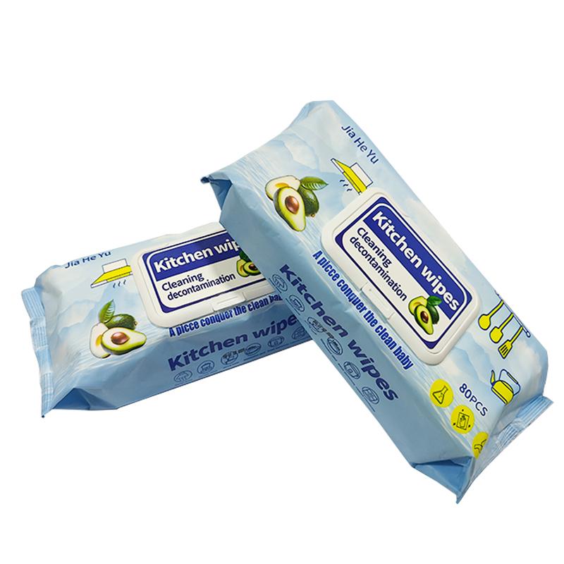 Кухонные салфетки легко протирают, нестираемые салфетки для удаления жирных пятен, влажные салфетки для чистки вытяжки 80 шт.