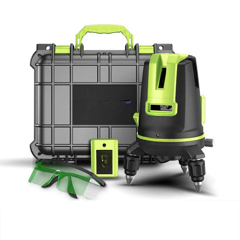 2/3/5-линейный новый лазерный уровень с зеленым светом, горизонтальные и вертикальные перекрестные линии на 360°, самонивелирующийся измерительный инструмент