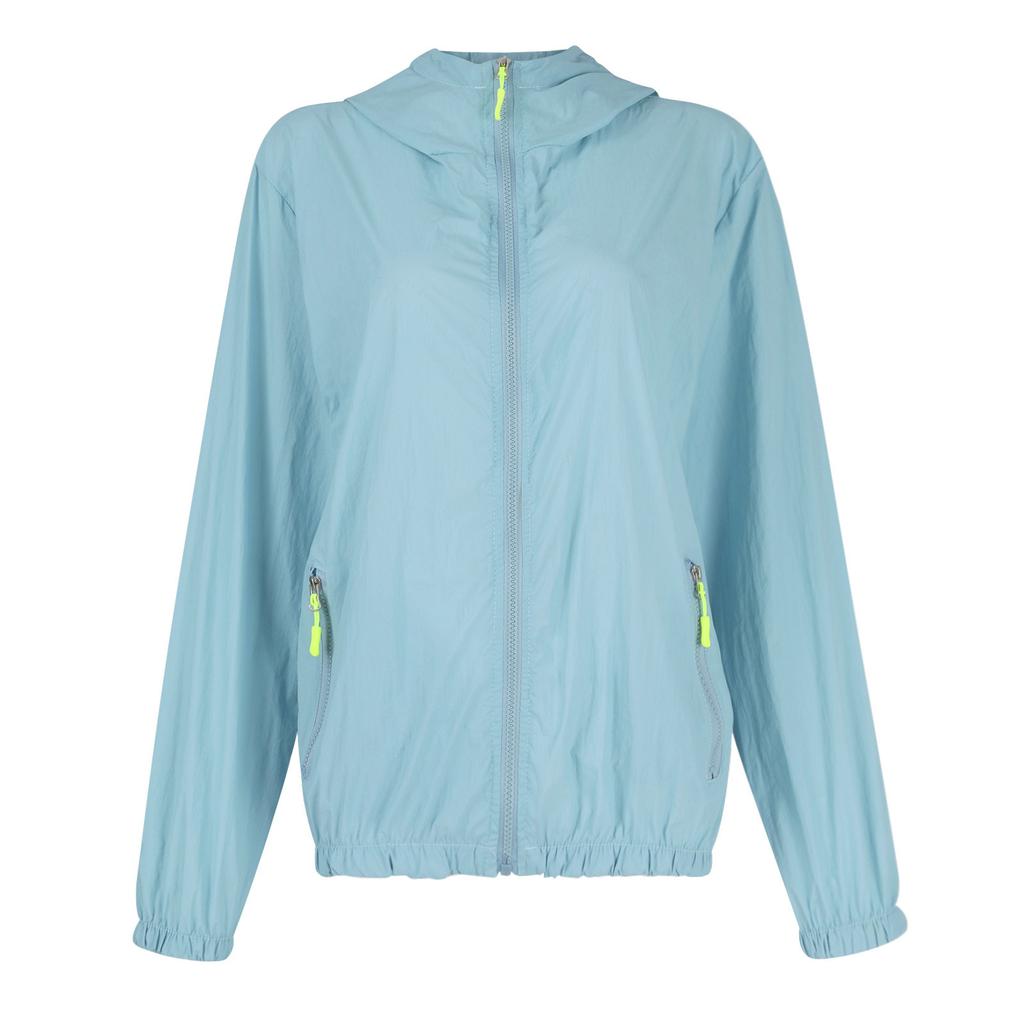 Женская однотонная солнцезащитная, водонепроницаемая и ветрозащитная куртка с капюшоном, тонкая куртка для пеших прогулок на открытом воздухе