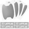 Interior Stickers 8Pcs Car Door Sticker Auto Handle Anti Scratch Protection Film Car Styling For Lexus IS250 Ct200h ES300h RX350RJ6 