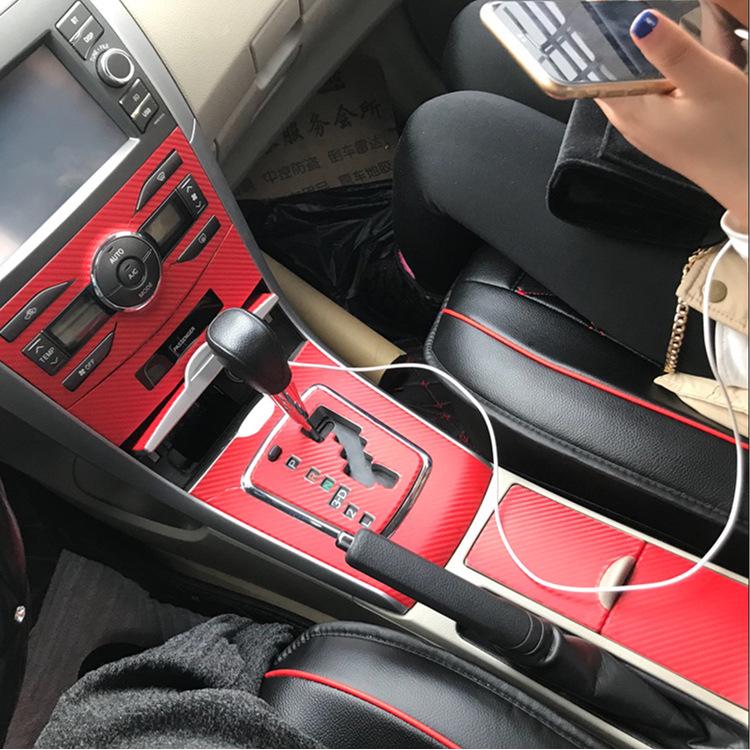 07-13 Corolla Накладка на консоль переключения передач из углеродного волокна