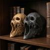 Статуэтка готического черепа, 3D-печатная модель человеческой головы для домашнего декора, статуэтки на Хэллоуин, модель черепа для книжной полки и рабочего стола