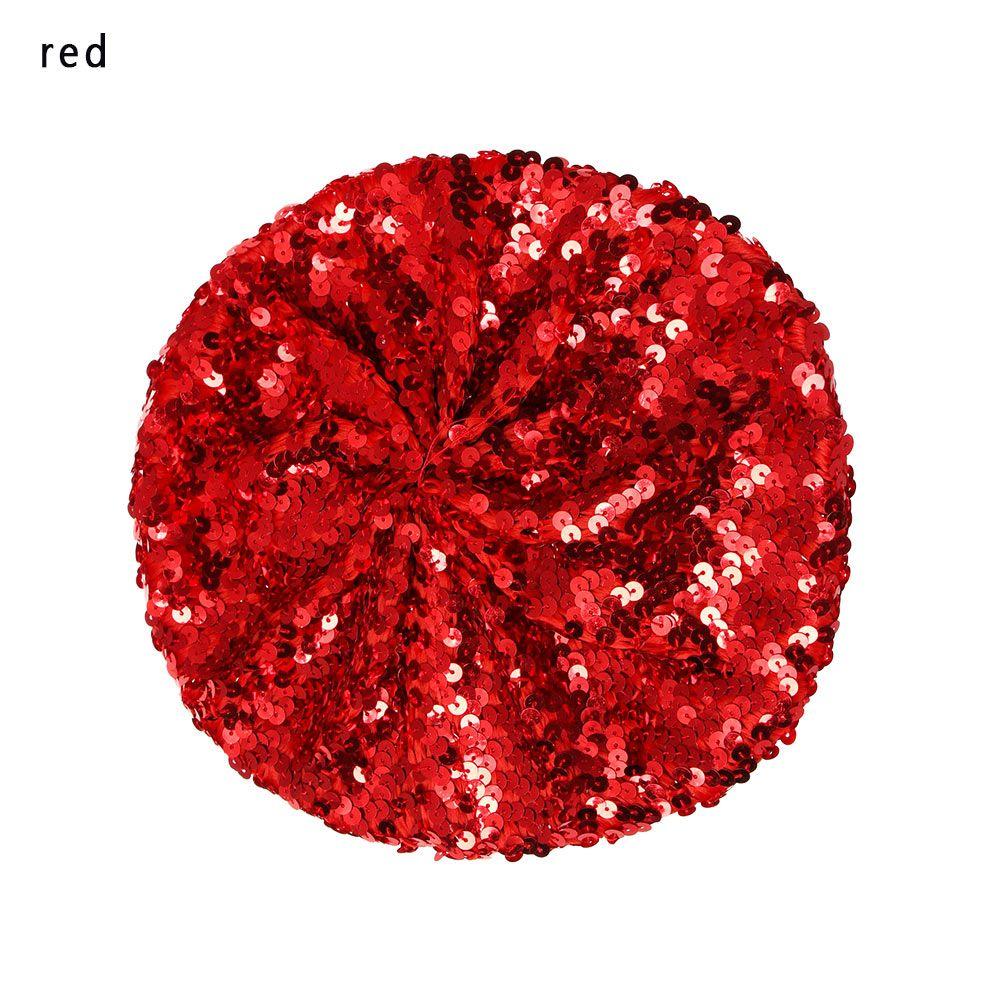 Мода Индивидуальность Блестки Блестки Очаровательная Танцевальная Сцена Кепка Художник Живописец Шляпы Гэтсби Береты