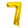32-Inch US Number Birthday Party Balloons - Individual Aluminum Film