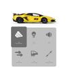 1/18 Lamborghini Aventador SVJ63 Removable Convertible Version Supercar Alloy Diecast Model Car Auto Parts Sales Store Interior Collection