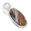 Натуральный камень гелиотроп 925 стерлинговое серебро ювелирная подвеска 2,25" v7P52