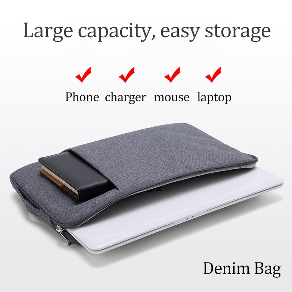 Сумка для ноутбука для Macbook Air M2 Чехол 13 13.3 14 15 16 Внутренний чехол для Macbook Pro Air M1 Dell HP Huawei Джинсовая сумка