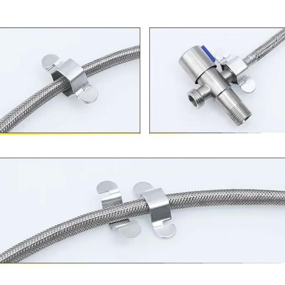 1/5Pcs Durable Stainless Steel Hexagon Nut Wrench Detachable Reusable Hex Wrench 4-point Pipe Hose Wrench Pipe Water Heater