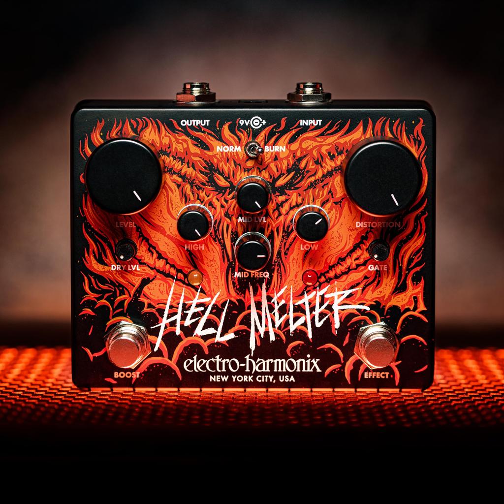 Hell Melter Advanced Metal Distortion Distortion Hell Melter Гитарный эффектор ELECTRO-HARMONIX