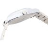 Citizen Q&Q Analog Solar Watch 5 ATM Water Resistant Date Display Metal Band White Dial H060-204 Men's Silver