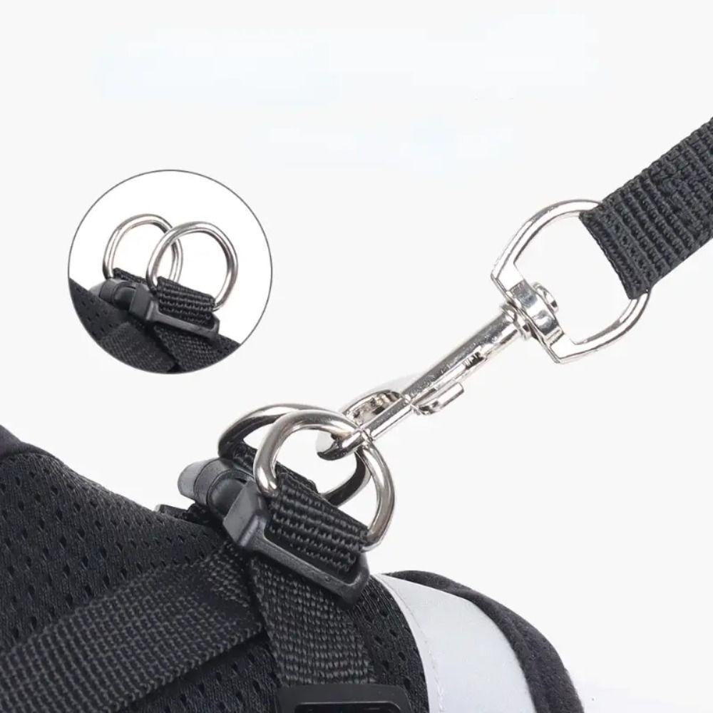 Mesh Pet Chest Strap Polyester Pet Vest Harness Easy Control Cat Dog Harness  Walking