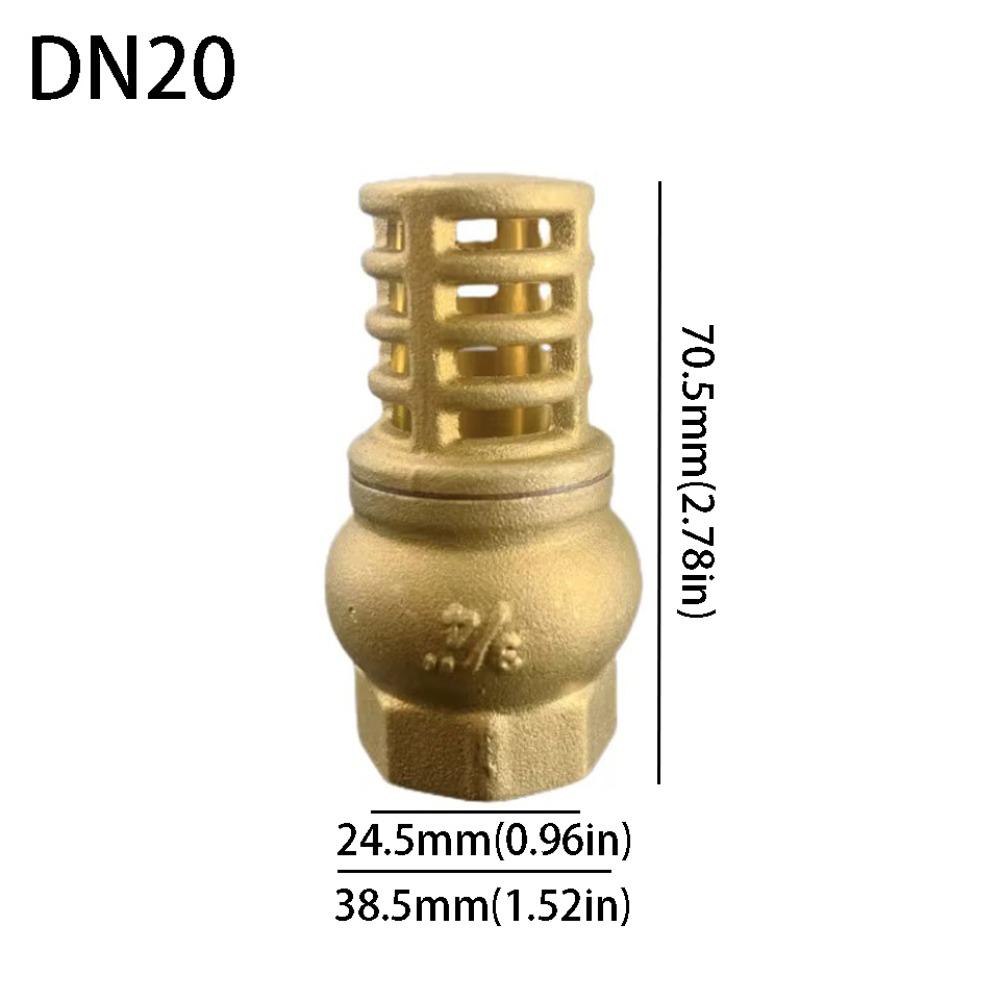 Anti Backflow Bottom Valve Female Thread Check Valve Brass Brass Foot Valve  Direct Supply