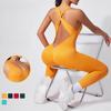 Sexy Backless Yoga Clothing Woman Quick-drying Running Gym Jumpsuit Women's Fitness Sets Sports Overalls for Woman Tracksuit Workout Sportswear