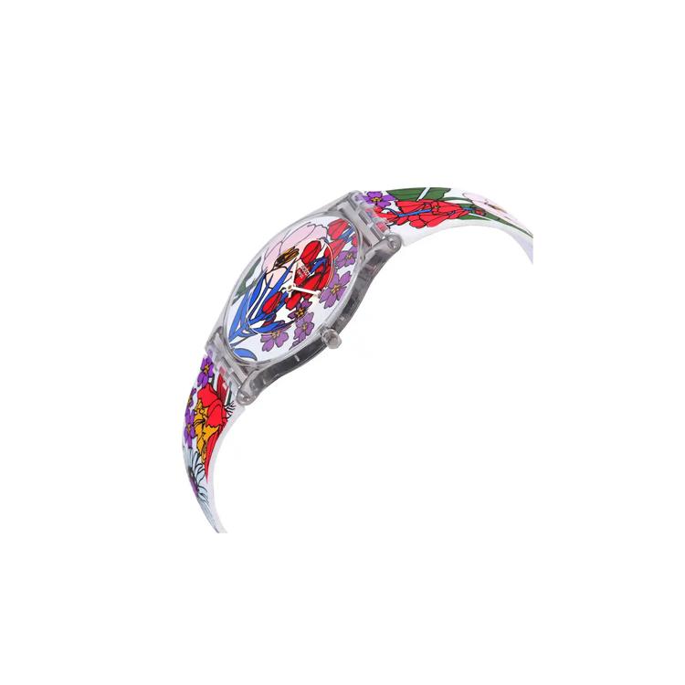 Swatch Женские часы Botanical Paradise SS08K110 SS08K110