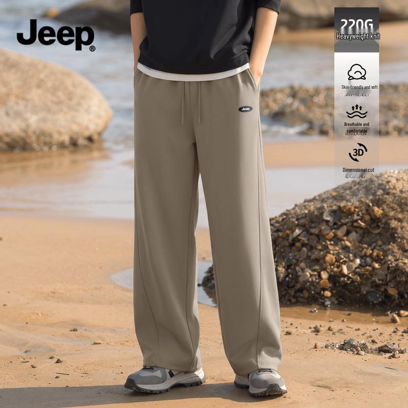 Jeep Мужские повседневные спортивные брюки прямого кроя