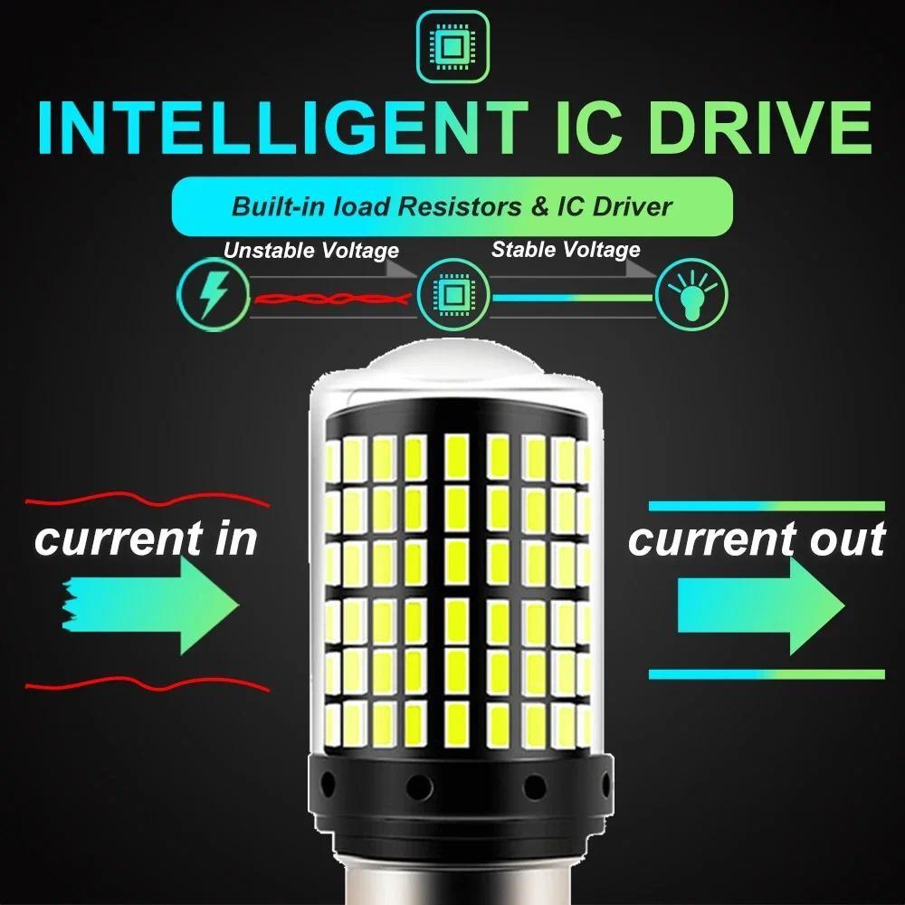 High Performance 21W LED Auto Bulb 1156 1157 7440 Canbus Error Free 2100LM