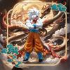 32 см Аниме Фигурка Dragon Ball Z Фигура Супер Сайян 5 Сон Гоку Статуэтка Действия ПВХ Модель Настольное Украшение Коллекция Игрушки Подарки