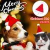 1/2/4PCS Christmas Hat for Adult Kids Thicken Warm Santa Claus Xmas Hats Cap Merry Christmas New Year Festival Party Decoration