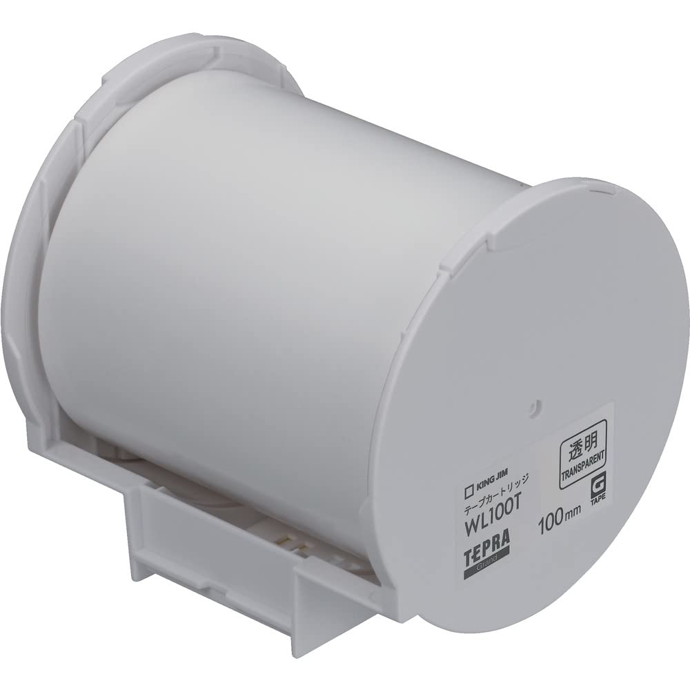 King Jim Tepra Grand WL100T Tape Cartridge, 100mm, Clear