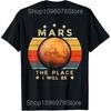 Funny Occupy Mars Astronomy Space Explorer T Shirts Men Cotton Humor Streetwear Tee Shirt Short Sleeve Unisex Loose Clothing