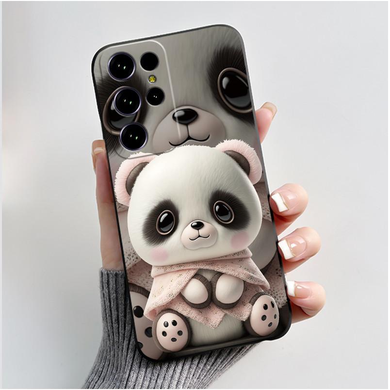 Чехол для Oukitel C61 Pro Чехол-обложка для Oukitel C61 GT Роскошный Милый Сердечко Заяц Забавный Черный ТПУ Мягкий Силикон Защитный Чехол для Телефона