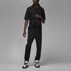 Jordan Wordmark T Shirts Men's Black Crew Neck Moderate Straight Fit (Unisex) T-Shirts FJ1970 010