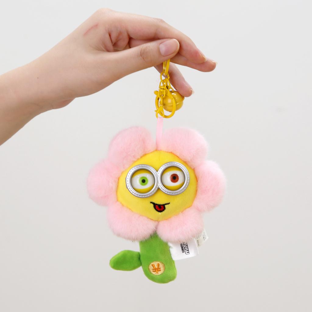 Очаровательный плюшевый брелок-игрушка Миньоны Гадкий Я, кукла для рюкзака для детей