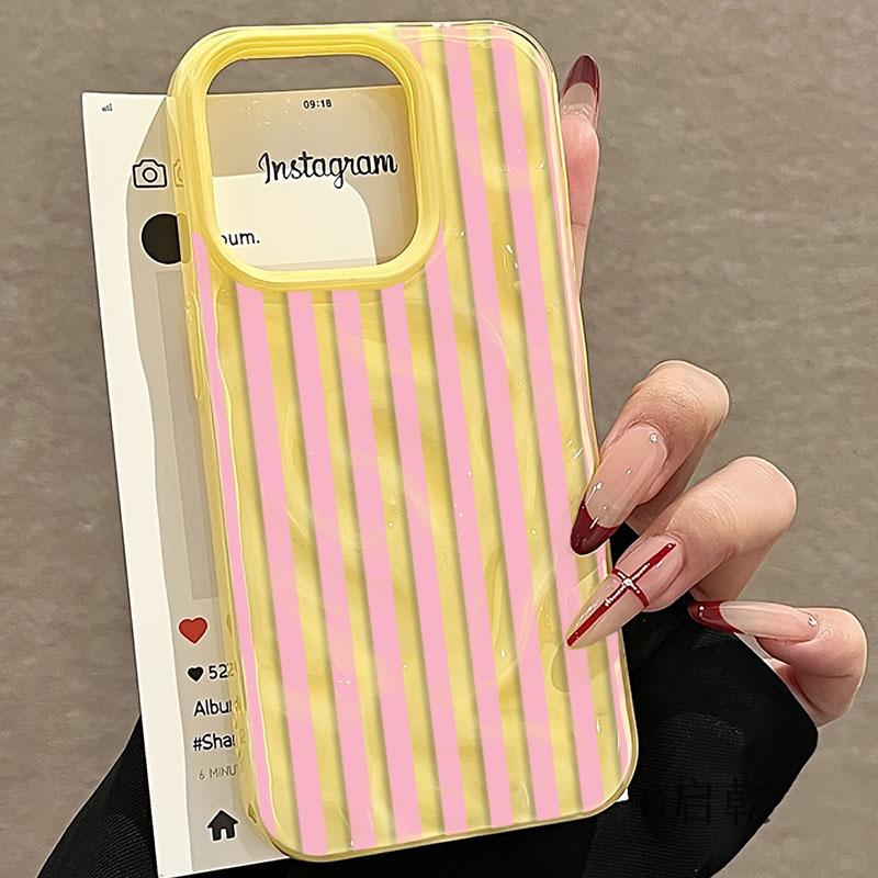 Чехол для iPhone 16 15 14 13 12 11 17 Pro Max Белый в полоску Синий Текстура складок Чехол для телефона Чехол для телефона для iPhone 16 Plus Funda