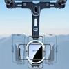 Вращающийся на 360° и выдвижной автомобильный держатель для телефона, кронштейн для зеркала заднего вида автомобиля, многофункциональный регулируемый универсальный держатель для телефона