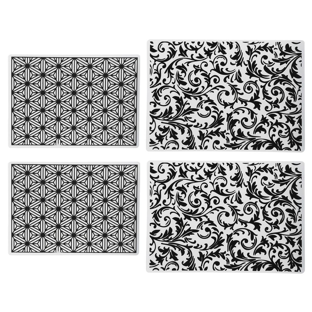 4 шт. Пластиковые папки для тиснения Шаблоны для изготовления открыток Инструменты для скрапбукинга